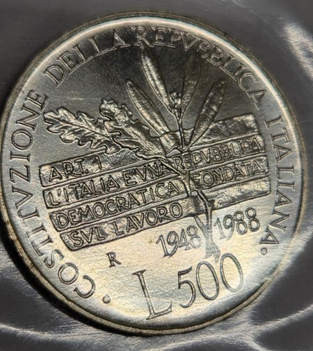 500 lire 1988 - 500,