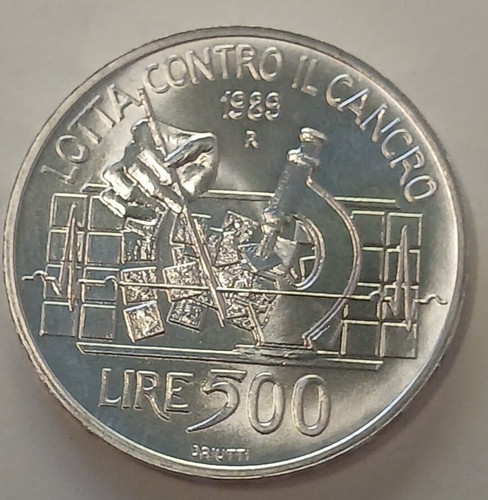 Repubblica italiana moneta 500 - italiana,