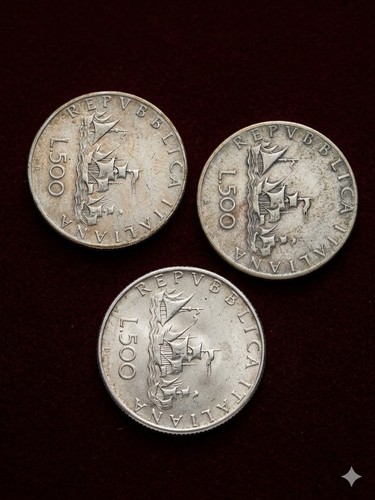 500 lire argento lotto - , di