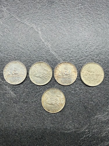 500 lire argento - argento,