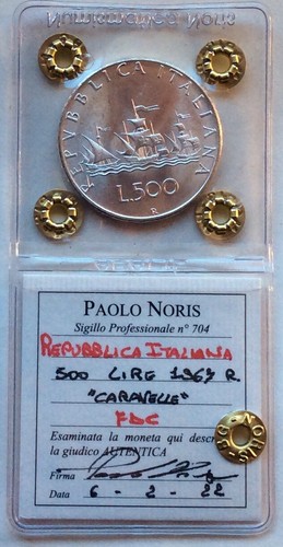 500 lire argento 1967 - 500,
