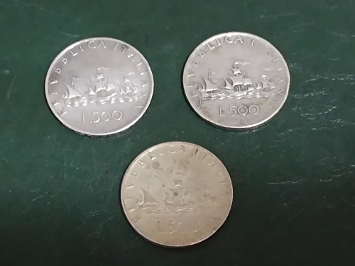 Lotto moneta 500 lire - 500,