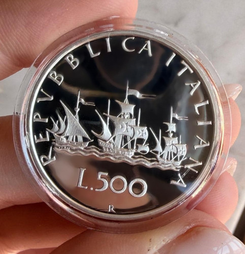 Caravelle 500 lire 1995 - lire, proof