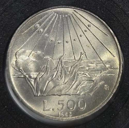 500 lire dante 1965 - 500,