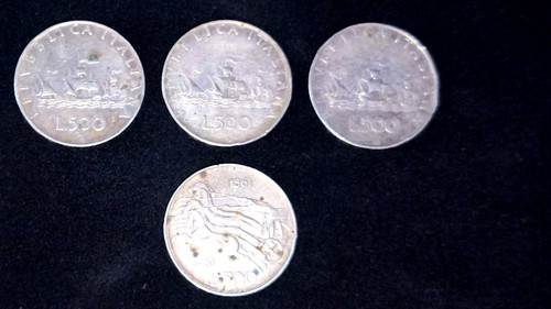 Monete 500 lire in - monete, da
