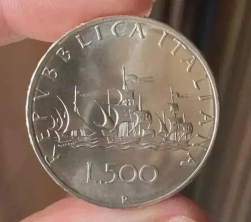 500 lire caravelle 1964 - lire,