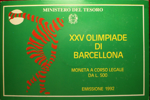 Italia 500 lire argento - italia,