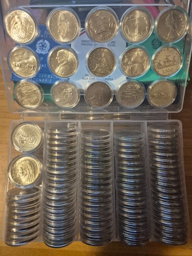 500 lire argento lotto - 500,