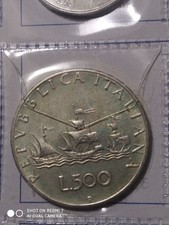 500 Lire Argento caravelle