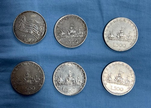 Lotto 500 lire argento - lotto,