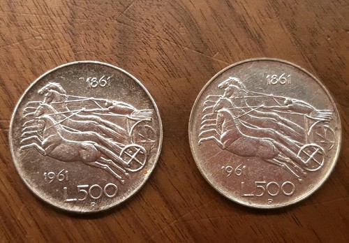 500 lire argento - 500,