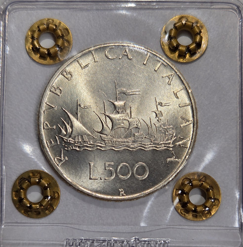 Moneta 500 lire argento - lire,