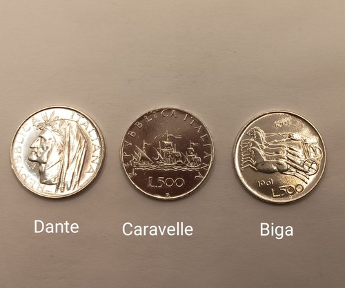 Ciondolo 500 lire argento - 500,