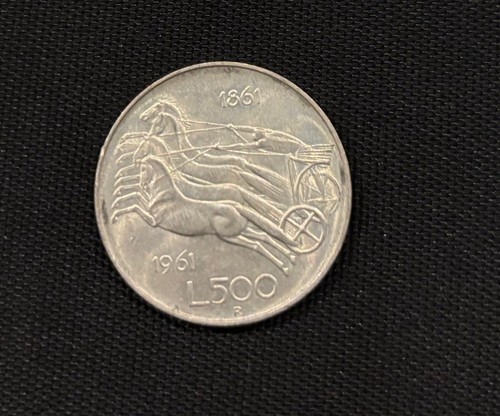 Moneta 500 lire argento 1861 - ,
