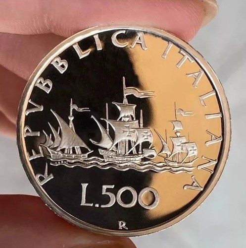 500 lire caravelle - 1993, proof
