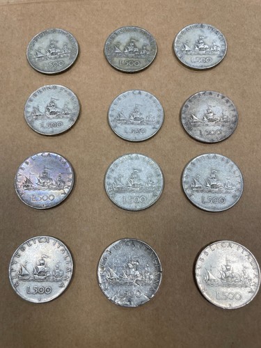 Lotto monete 500 lire - 500,