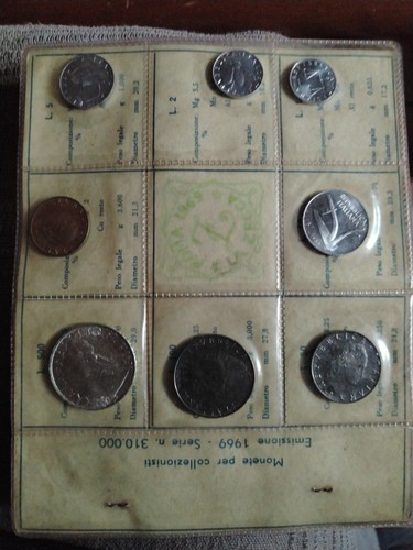 Italia 1969 serie monete - 1969,