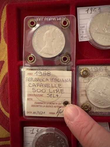 500 lire argento caravelle - 500,