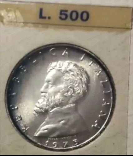 500 lire 1975 michelangelo - lire,