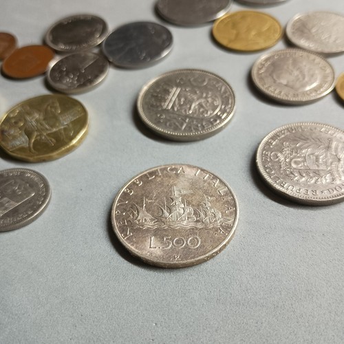 Monete 500 lire argento - monete,