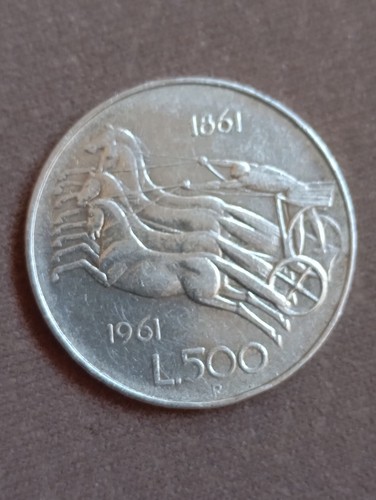 Moneta 500 lire - moneta,