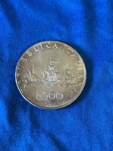 500 lire argento caravelle - 500,