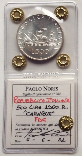 500 lire argento - 500, 1960