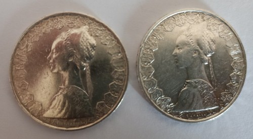 Coppia 500 lire argento - coppia, 835
