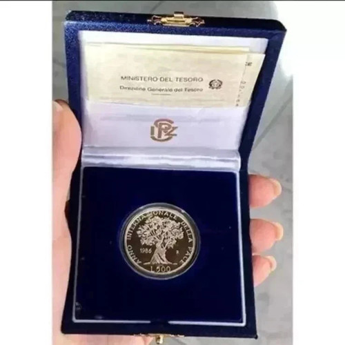 500 lire 1986 anno - della, pace