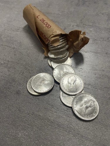 Argento 500 lire rotolino - lire,