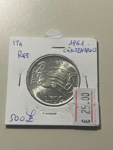 500 lire argento centenario - argento,