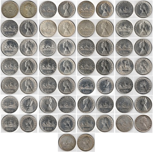 500 lire caravelle argento - 500,
