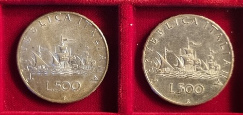 Lotto 500 lire argento - lotto, 2x