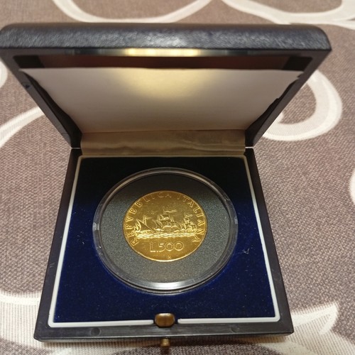 Moneta commemorativa 500 lire - 500,
