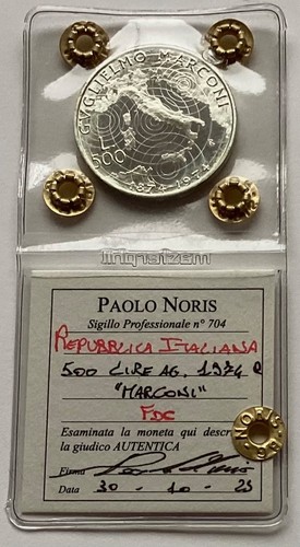500 lire argento - lire,